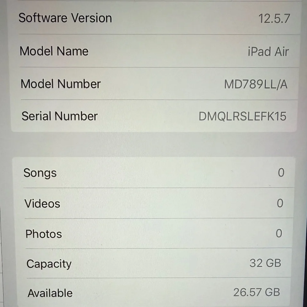 iPad Air 1st generation with accessories